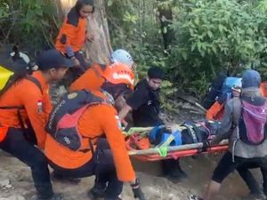 Pendaki Gunung Bulubaria Dievakuasi gegara Cedera Usai Jatuh dari Hammock