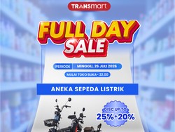 Transmart Full Day Sale, Momen Beli Sepeda Listrik Diskon Besar!