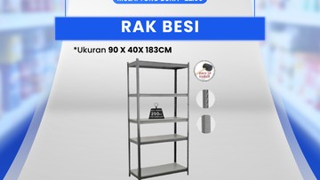 Transmart Full Day Sale! Beli Rak Besi Semurah Ini