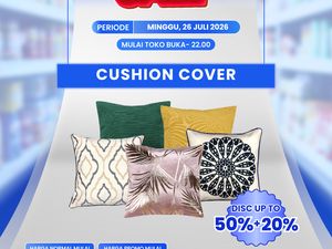 Sarung Bantal Sofa Cuma Rp 20 Ribu di Transmart Full Day Sale