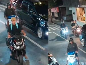 2 Pria Beraksi Curi Motor di Berawa Terekam CCTV