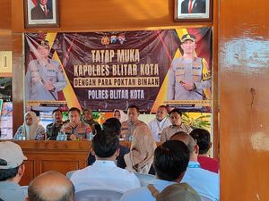 Dukung Ketahan Pangan, Kapolres Blitar Kota Diskusi Bareng Petani Jagung