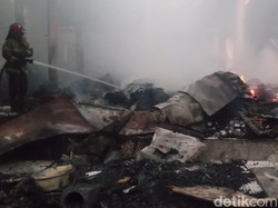 Pasar Bayat Klaten Terbakar Sore Ini