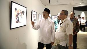 Mensos Apresiasi Penyelenggaraan Pameran Seni Tingkat SD-SMP di Jakarta