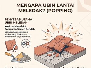Infografis: 5 Penyebab Ubin Lantai Meledak Sampai Terangkat