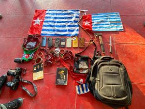 8 Siswa SMA Diamankan Usai Kibarkan Bendera Bintang Kejora di Nabire