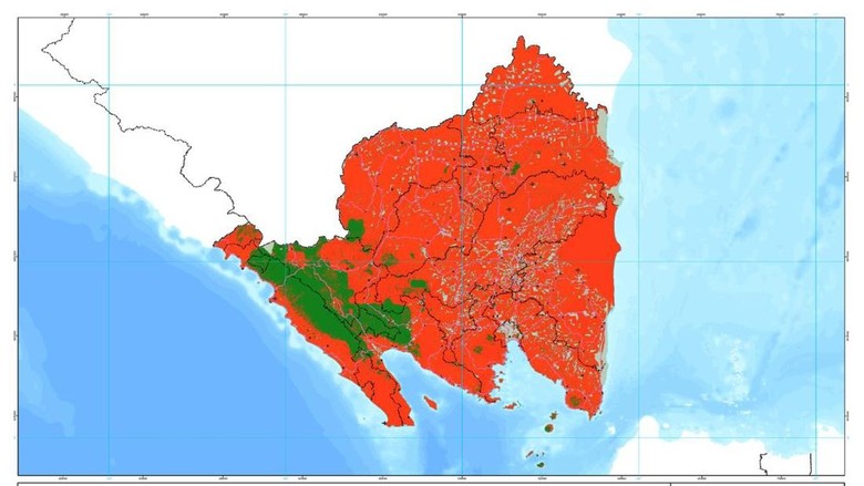 BPBD Sebut Semua Daerah di Lampung Masuk Zona Merah Karhutla