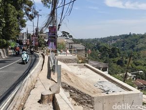 Perbaikan Tebing Amblas di Dago Atas Akhirnya Selesai