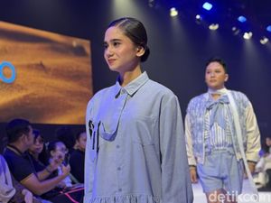 Tissa Biani Jalan di Catwalk JF3 2026, Dapat Kejutan Ultah di Backstage