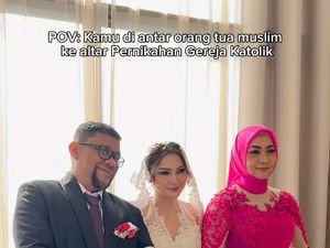 Viral! Beda Agama, Orangtua Antar Anak Nikah ke Gereja Katolik Disorot