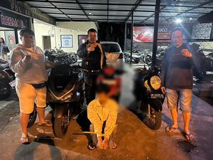 Pria Lombok Tengah Gondol Motor Mahasiswi di Parkiran Kafe Mataram