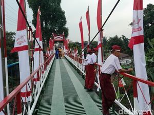 Jembatan Gang Damai Medan Diresmikan, Siswa Tak Lagi Lewat Pipa Air ke Sekolah