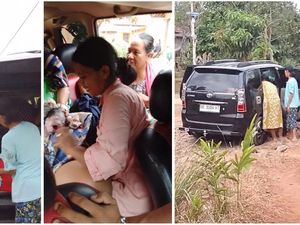 Terhambat Akses Jalan, Ibu di Lampung Melahirkan di Mobil-Dibantu Warga