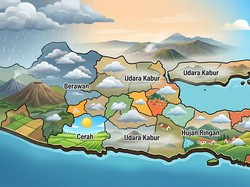 Dua Wilayah Jawa Timur Diguyur Hujan, Cek Cuaca Hari Ini