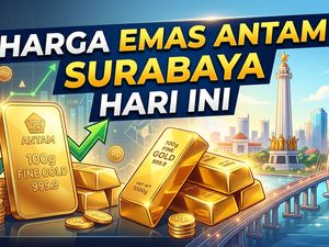 Harga Emas Antam Surabaya Hari Ini Turun Jadi Rp 2.613.000