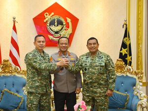Kapolda Metro, Pangdam Jaya dan Panglima Korps Marinir Sinergi Jaga Jakarta