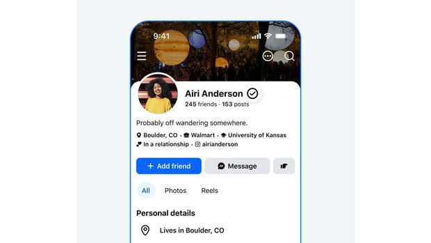 Meta rilis fitur baru, Facebook Verified. Dok. Meta