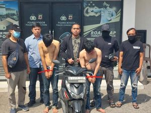 Polisi Bongkar Sindikat Curanmor di Bogor, Sita Senjata Api Rakitan
