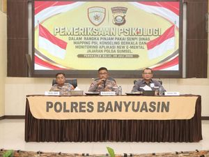 Polres Banyuasin Tes Psikologi 170 Personel Pemilik Senpi Dinas