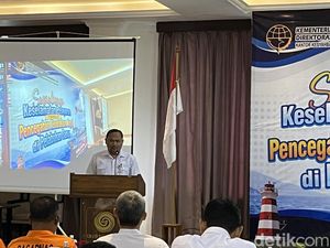 KSOP Benoa Sosialisasi Keselamatan Pelayaran di Pelabuhan Sanur