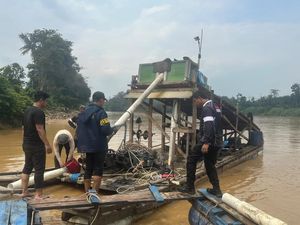 Sempat Ada Penolakan, Polda Riau Tertibkan Tambang Emas Ilegal di Kuansing