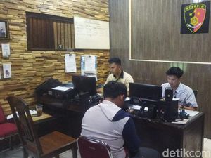Maling Motor di Klaten Diikat di Tiang, Warga Gantian Kasih Wejangan