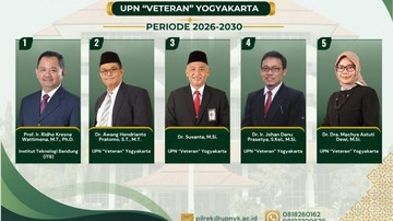 UPN Jogja Tetapkan 5 Bakal Calon Rektor 2026-2030, Ini Daftarnya