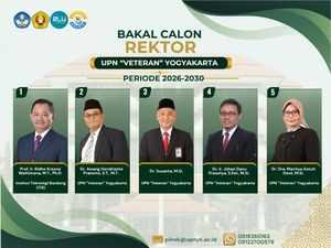 UPN Jogja Tetapkan 5 Bakal Calon Rektor 2026-2030, Ini Daftarnya