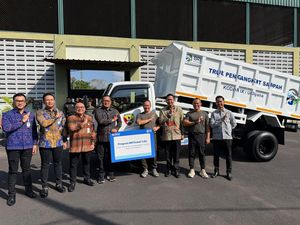 Kodam Udayana Dapat 1 Dump Truck dari BRI untuk Tangani Sampah