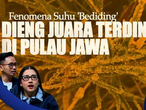 Fenomena Suhu Bediding di Pulau Jawa, Dieng Juara Terdingin