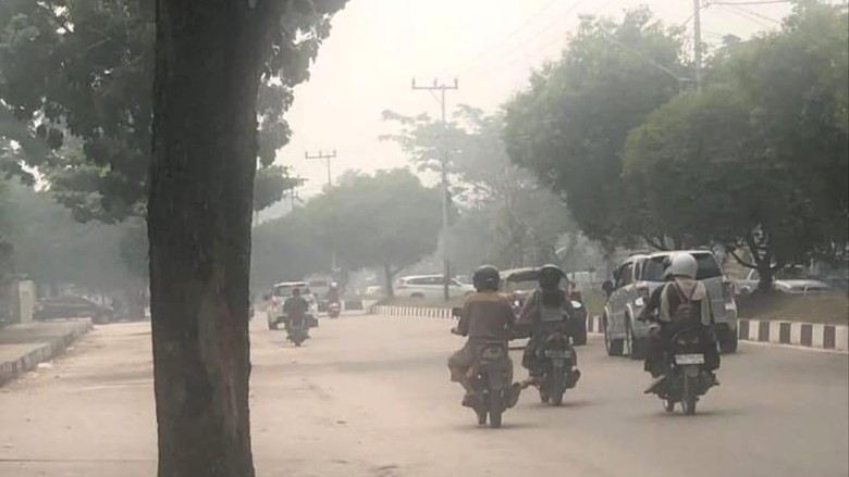 Titik Panas Karhutla Masih Banyak, Kualitas Udara Palangka Raya Terdampak