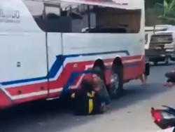 2 Remaja Boncengan Motor Tertabrak Bus Borlindo di Lutra, 1 Tewas Terlindas