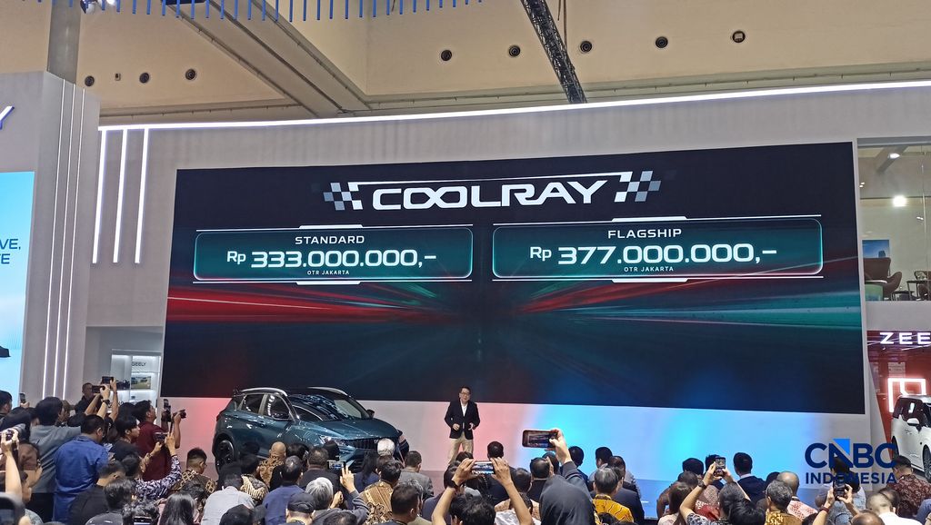 Geely meluncurkan Coolray di GIIAS 2026 di ICE BSD City, Tangerang, Rabu (29/7/2026). (CNBC Indonesia/Ferry Sandi)