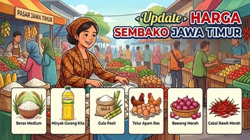 Harga Sembako Jatim Hari Ini: Daging Sapi, Minyak Goreng, Cabai Naik