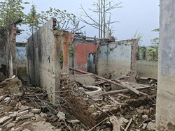 Penampakan Lebih Dekat Kampung Hilang di Lebak yang Muncul Saat Kemarau