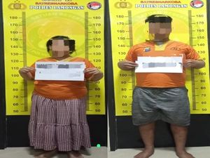Sejoli Asal Grobogan Jauh-jauh Jualan Sabu hingga Brondong Lamongan