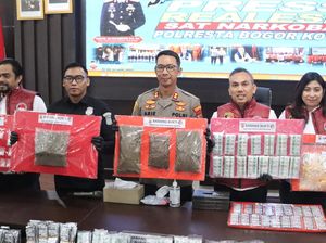 Polresta Bogor Bongkar 61 Kasus Narkoba dalam 3 Bulan, Ganja-Sabu Disita