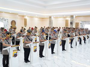16 Kapolres dan 6 Pejabat Utama Polda Jateng Dilantik, Ini Daftarnya