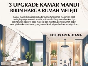 Infografis: 3 Upgrade Kamar Mandi Ini Bisa Bikin Harga Rumah Melejit!