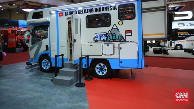 Campervan Isuzu berbasis ELF NLR B mejeng di GIIAS 2026.