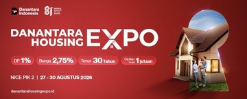 Danantara Housing Expo 2026, Tawarkan DP Mulai 1% hingga Tenor 30 Tahun