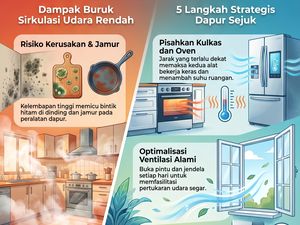 Infografis: 5 Jurus Sulap Dapur Agar Nggak Pengap dan Panas