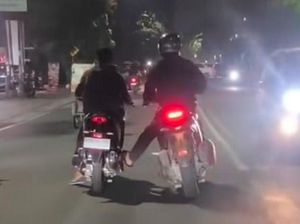 Tak Sengaja Berpapasan, Pria di Medan Kejar 2 Maling Motor Rekan Sesama Ojol