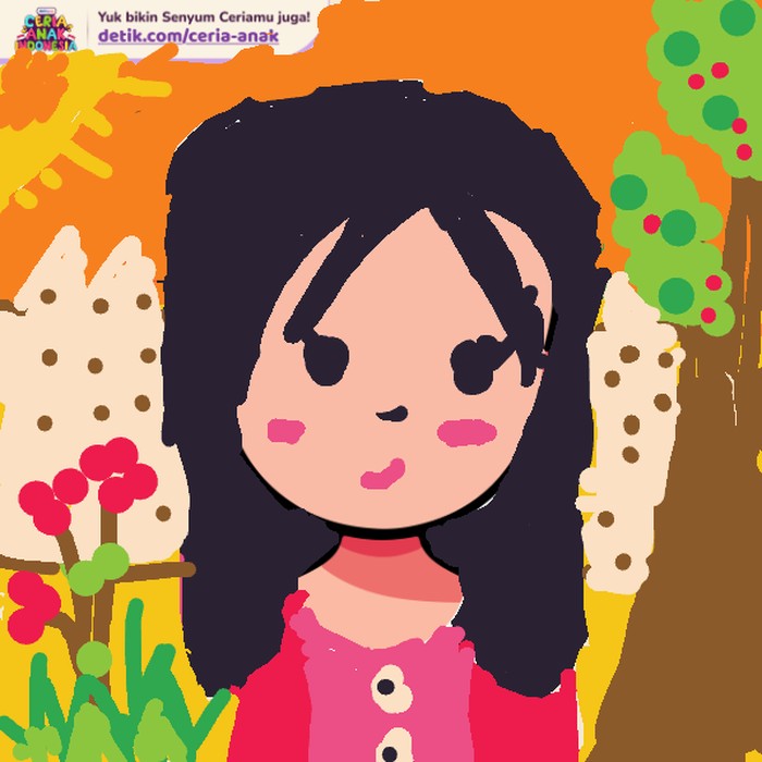 Sketsa wajah karya Shanum