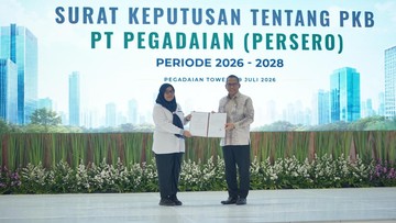 Pegadaian Resmi Terima SK Perjanjian Kerja Bersama dari Kemenaker