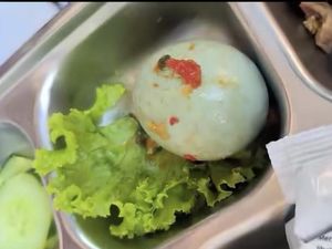 Heboh MBG Telur Asin Utuh Bercangkang Dibumbui di Demak, Ternyata...