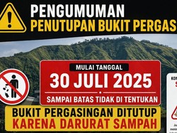 Bukit Pergasingan Ditutup Buntut Bule Nangis Lihat Sampah