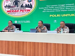 Polda Riau Gelar Ekspedisi Merah Putih Presisi Jelang HUT RI Ke-81