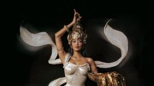 Memukau! Potret Agnes Rahajeng Jadi Dewi Sri di Miss Supranational 2026