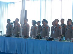 Perkuat Kinerja Berbasis Teknologi, Kapolres Muba Ikuti Gelar Operasional